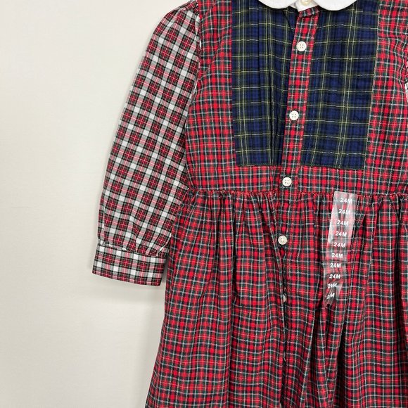 Ralph Lauren plaid dress NWT 24m - Picture 2 of 2